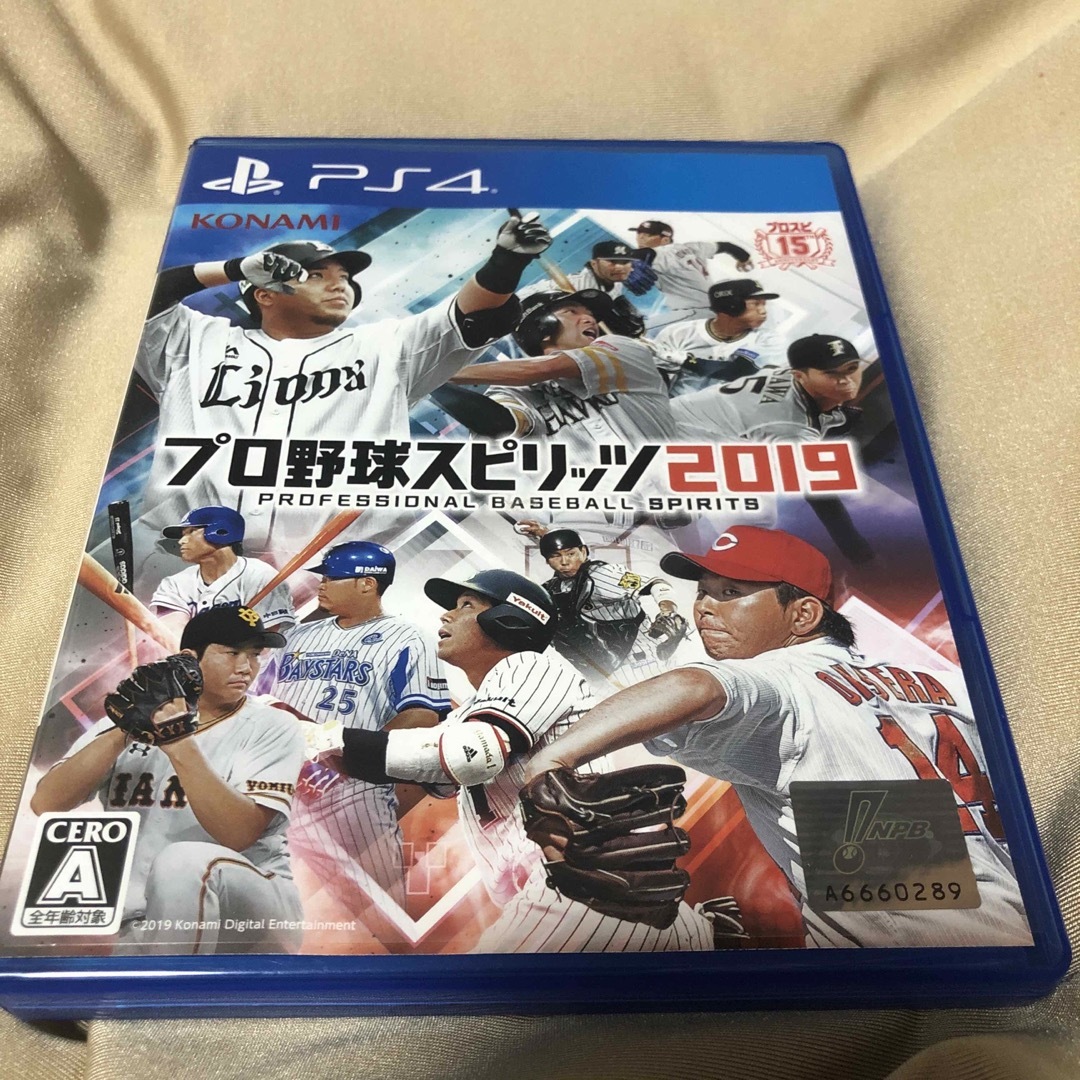 PlayStation4(プレイステーション4)のプロ野球スピリッツ2019 エンタメ/ホビーのゲームソフト/ゲーム機本体(家庭用ゲームソフト)の商品写真