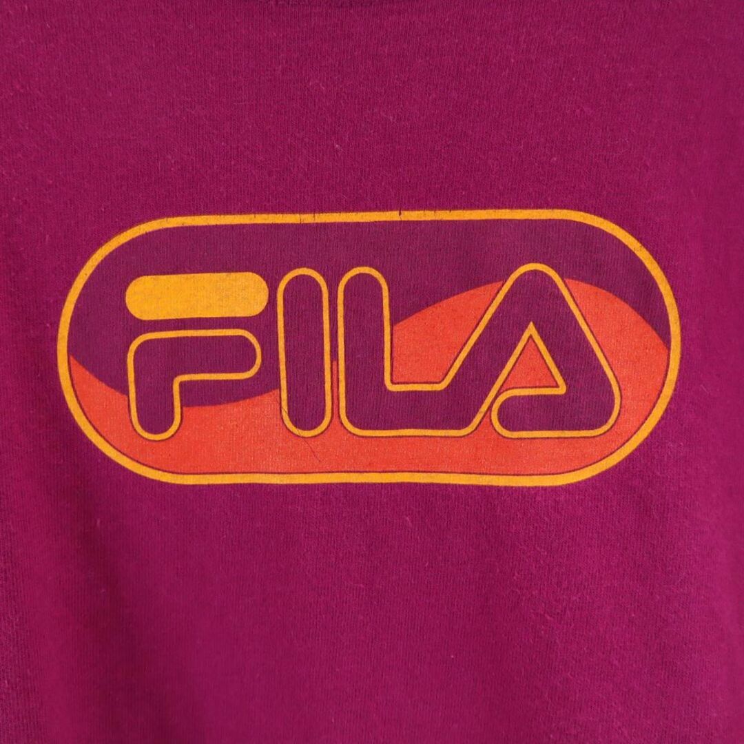 FILA(フィラ)のフィラ 90s USA製 オールド 半袖 Tシャツ L パープル系 FILA メンズ 古着 【240324】 メール便可 メンズのトップス(Tシャツ/カットソー(半袖/袖なし))の商品写真