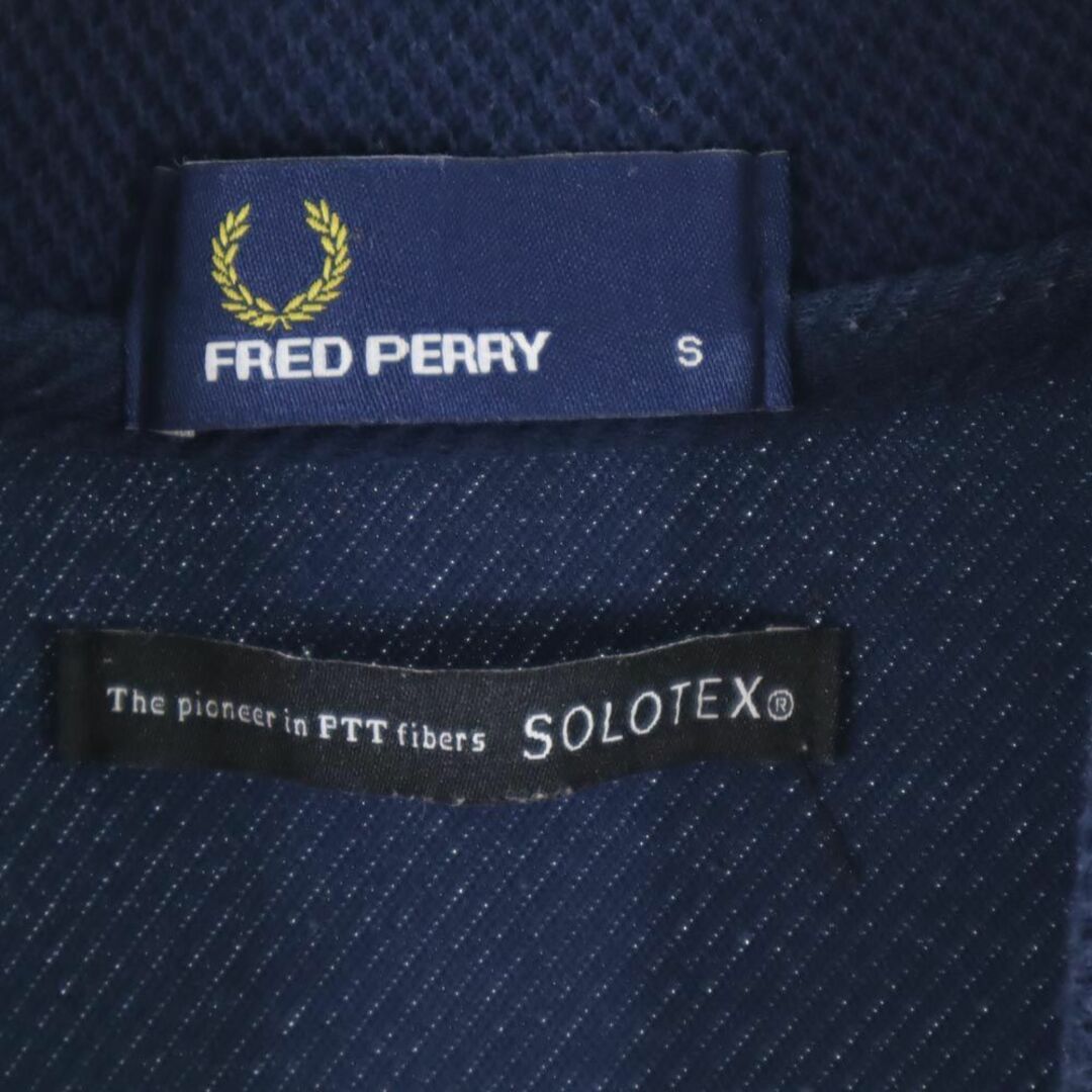 FRED PERRY(フレッドペリー)のフレッドペリー 日本製 半袖 ポロシャツ S ネイビー FRED PERRY メンズ 古着 【240324】 メンズのトップス(ポロシャツ)の商品写真