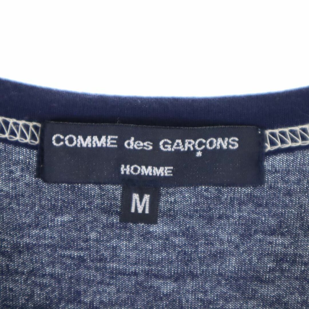 COMME des GARCONS(コムデギャルソン)のコムデギャルソン 2017年 日本製 半袖 Tシャツ M ネイビー系 COMME des GARCONS メンズ 古着 【240324】 メンズのトップス(Tシャツ/カットソー(半袖/袖なし))の商品写真