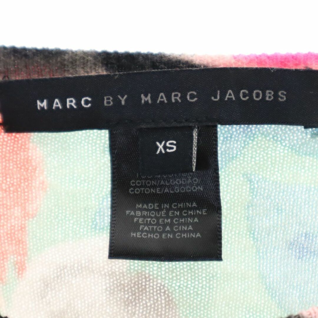 MARC BY MARC JACOBS(マークバイマークジェイコブス)のマークバイマークジェイコブス 総柄 長袖 カーディガン XS MARC BY MARC JACOBS レディース 古着 【240324】 メール便可 レディースのトップス(カーディガン)の商品写真