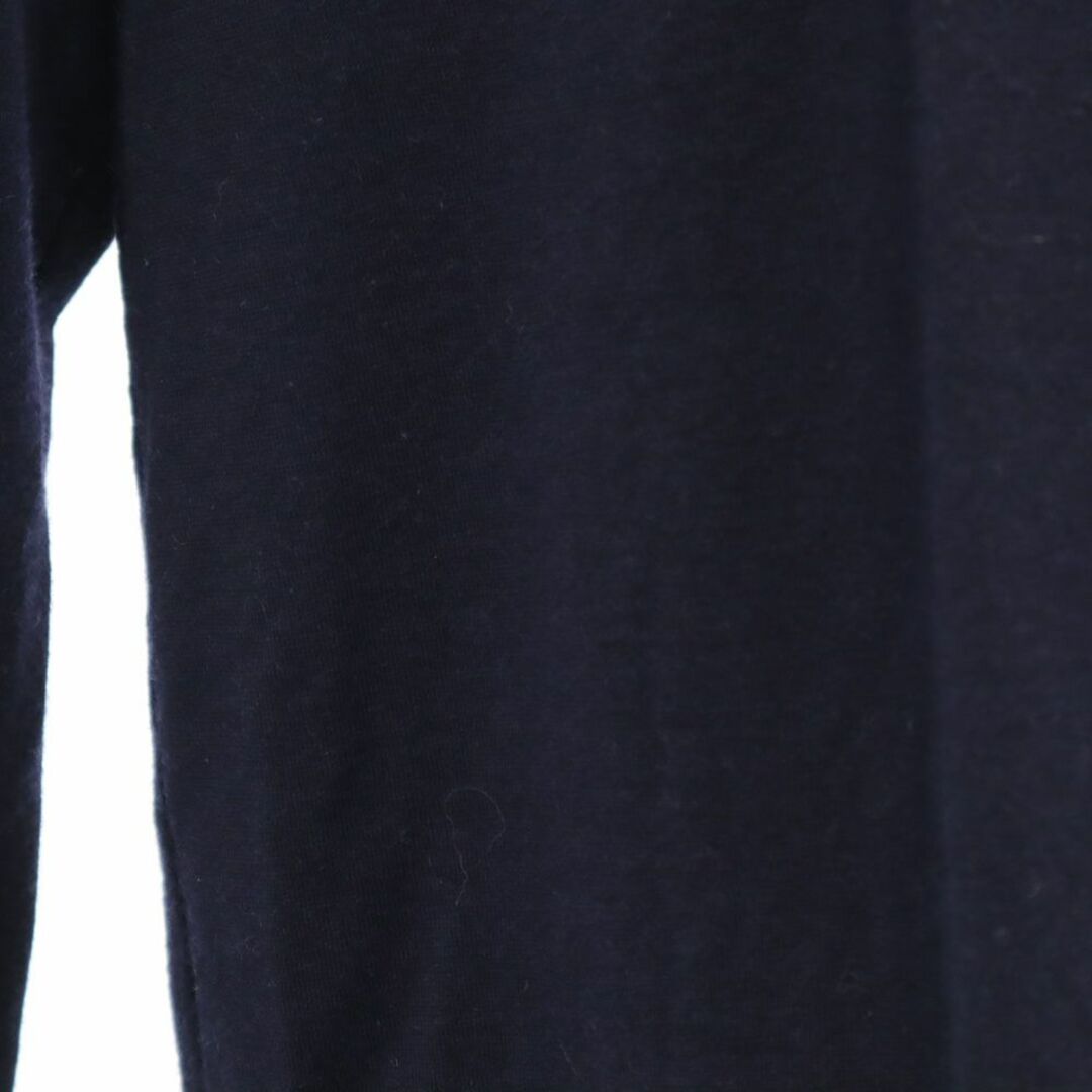 COMME des GARCONS(コムデギャルソン)のコムデギャルソン 2014年 日本製 長袖 ウール Tシャツ S ネイビー COMME des GARCONS ロンT レディース 古着 【240324】 レディースのトップス(Tシャツ(長袖/七分))の商品写真