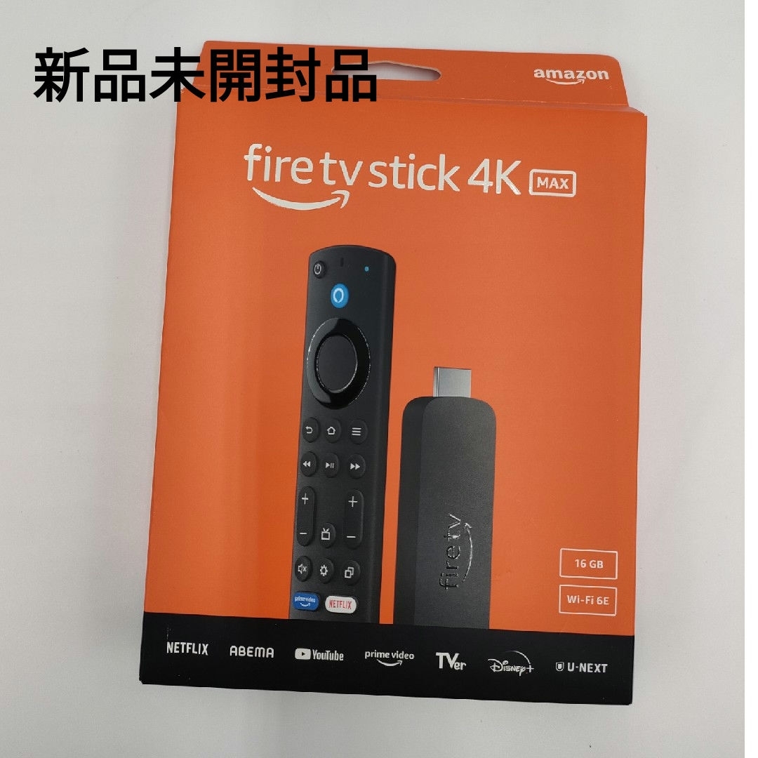 Amazon(アマゾン)のアマゾン Fire TV Stick 4K Max 第2世代 B0BW37QY… スマホ/家電/カメラのスマートフォン/携帯電話(その他)の商品写真