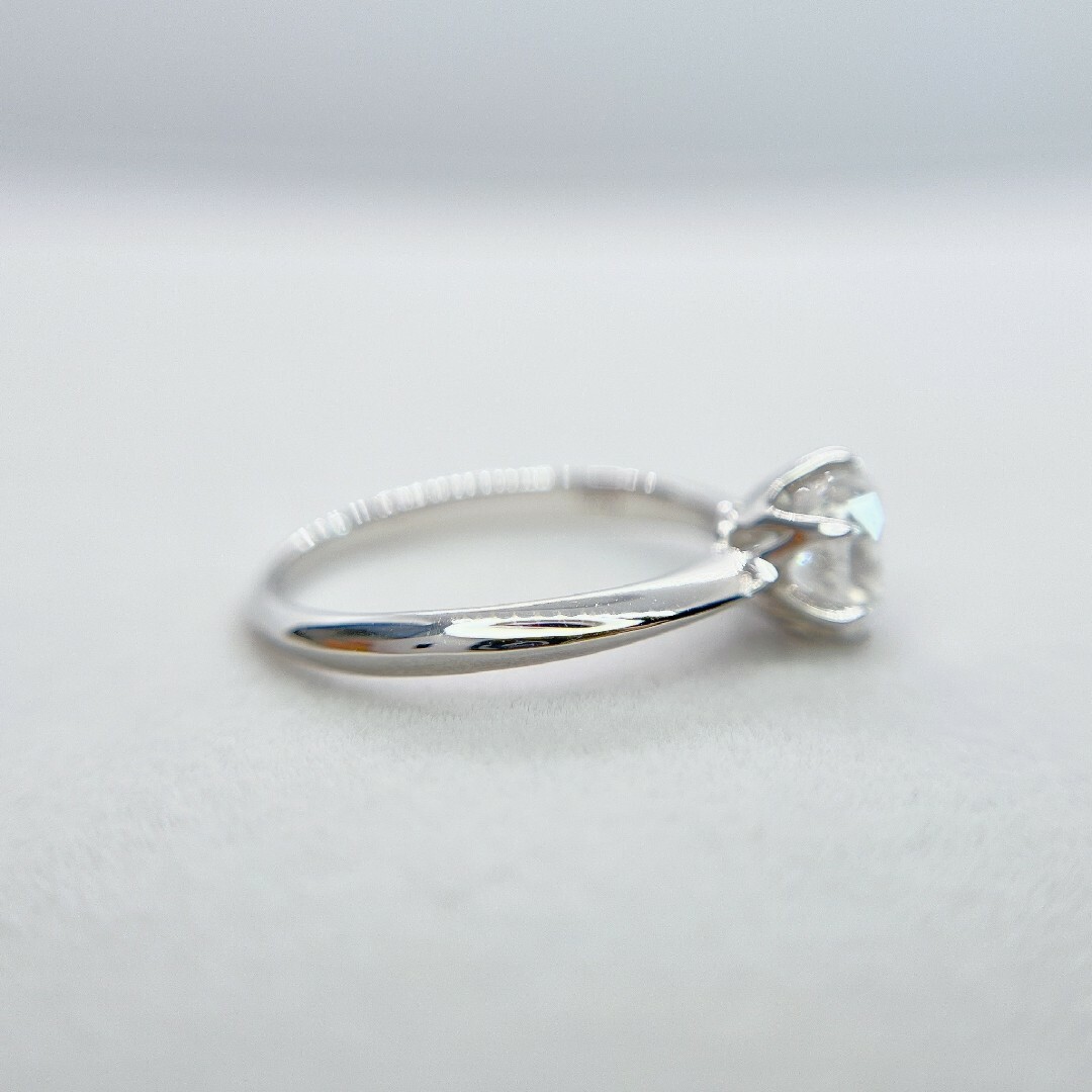 Tキラキラ 天然ダイヤモンド 1.082ct プラチナ リング 6本爪ダイヤ指輪 レディースのアクセサリー(リング(指輪))の商品写真