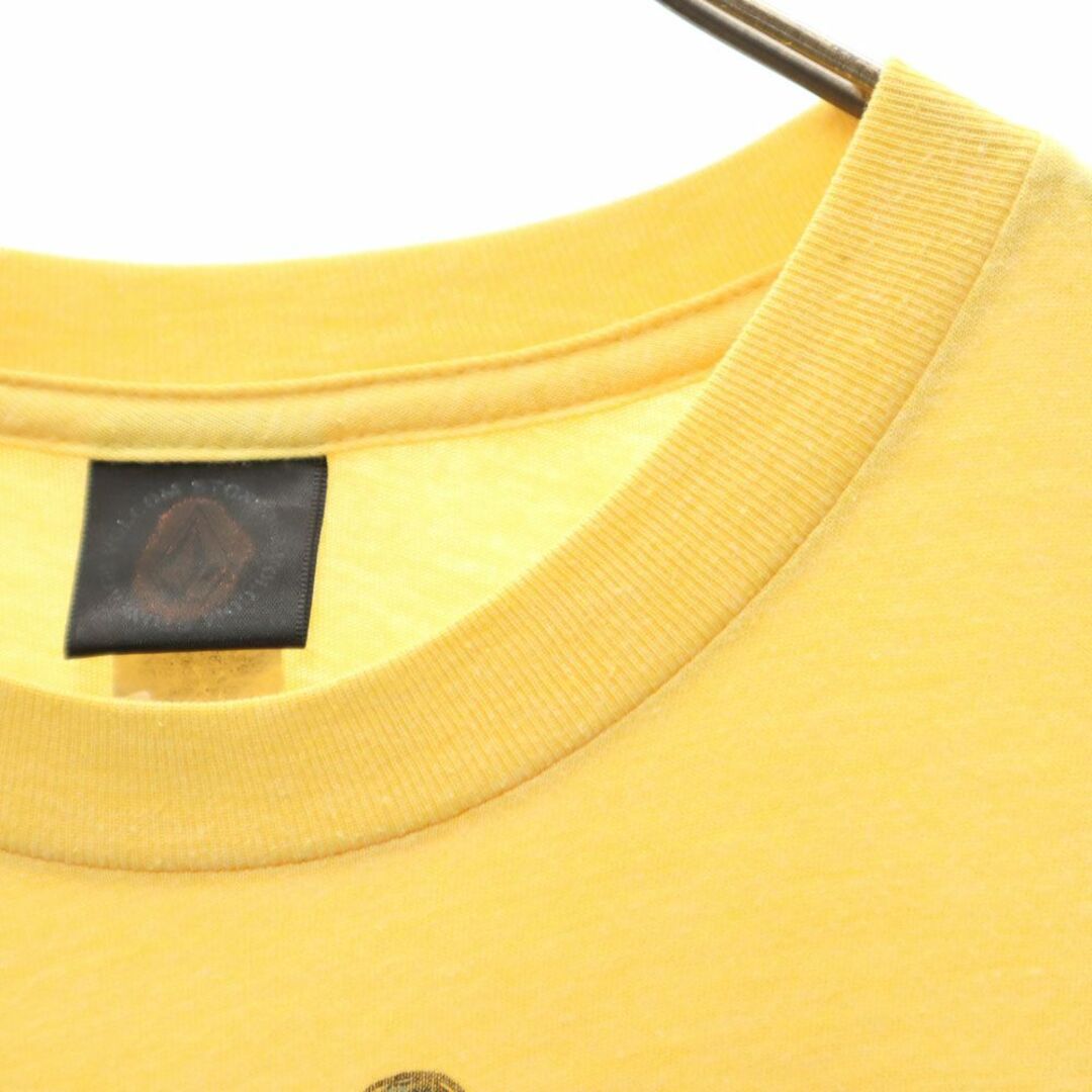 volcom(ボルコム)のボルコム 90s オールド プリント 半袖 Tシャツ L イエロー系 VOLCOM メンズ 古着 【240324】 メール便可 メンズのトップス(Tシャツ/カットソー(半袖/袖なし))の商品写真