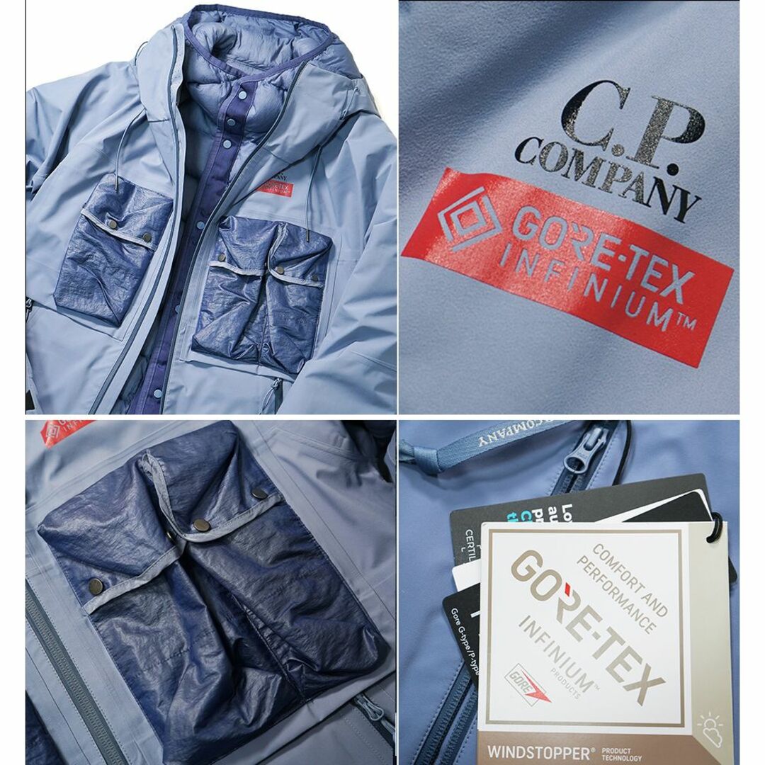 C.P. Company(シーピーカンパニー)の新品18.9万 C.P. COMPANY 3WAY ゴアテックスダウンジャケット メンズのジャケット/アウター(ダウンジャケット)の商品写真