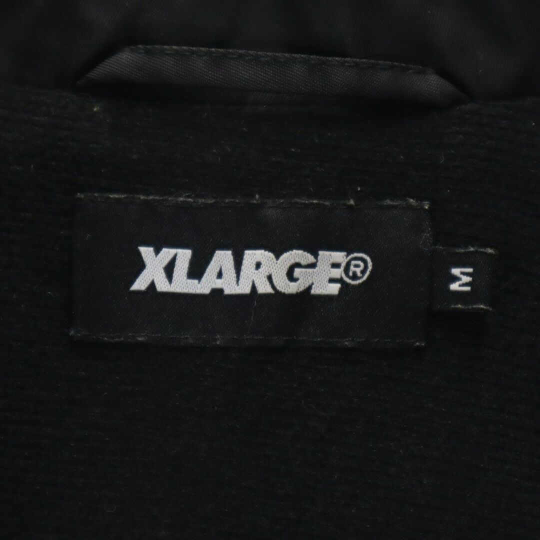 XLARGE(エクストララージ)のエクストララージ バックプリント コーチジャケット M 黒 XLARGE メンズ 古着 【240324】 メンズのジャケット/アウター(ナイロンジャケット)の商品写真