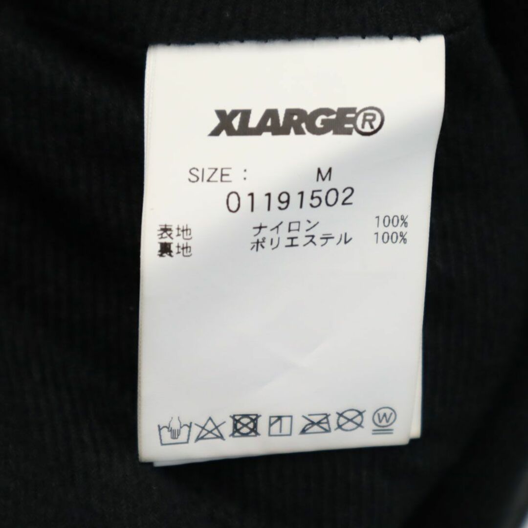 XLARGE(エクストララージ)のエクストララージ バックプリント コーチジャケット M 黒 XLARGE メンズ 古着 【240324】 メンズのジャケット/アウター(ナイロンジャケット)の商品写真