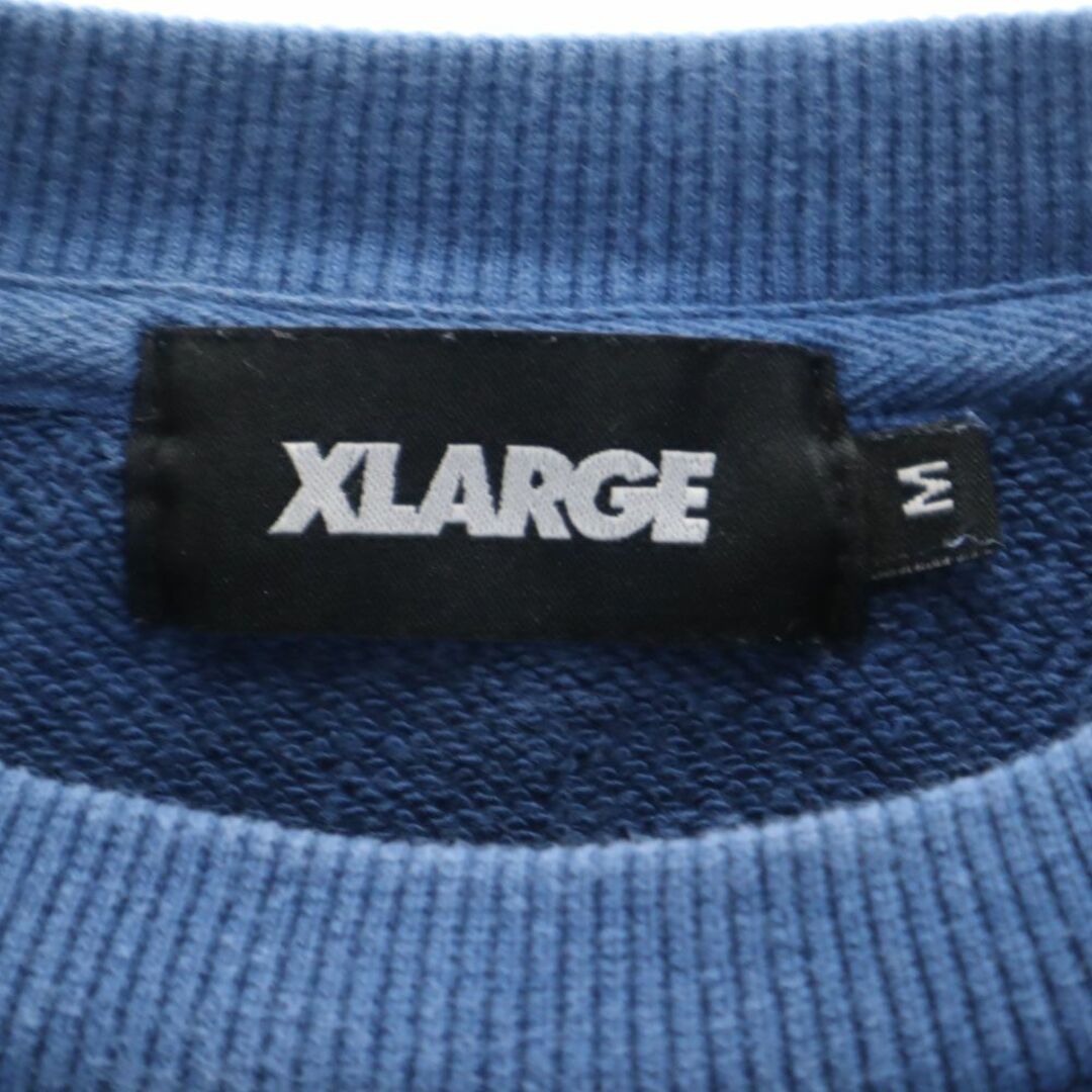 XLARGE(エクストララージ)のエクストララージ 長袖 スウェット トレーナー M 青系 XLARGE メンズ 古着 【240324】 メンズのトップス(スウェット)の商品写真