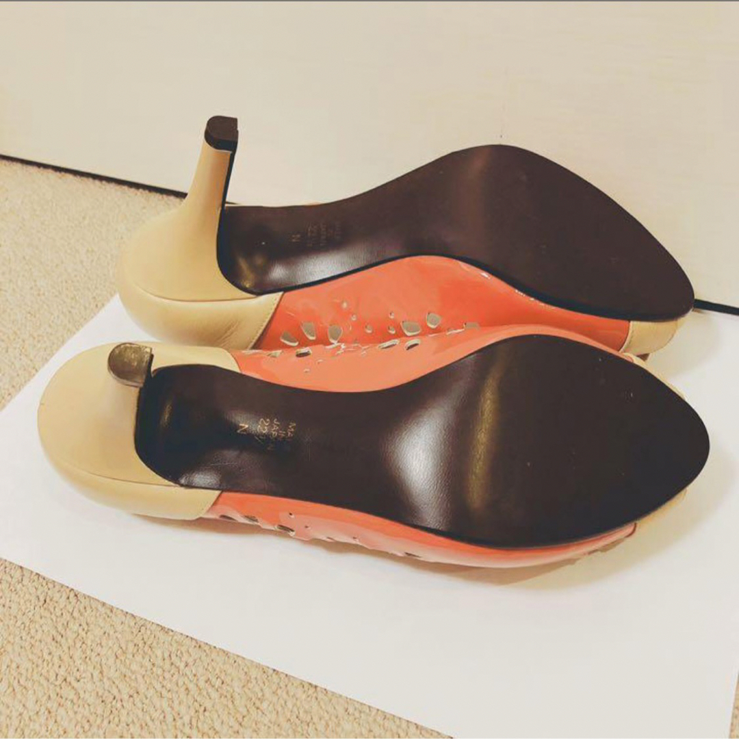 DIANA(ダイアナ)のダイアナ春色オープントゥパンプス 22.5cm レディースの靴/シューズ(ハイヒール/パンプス)の商品写真