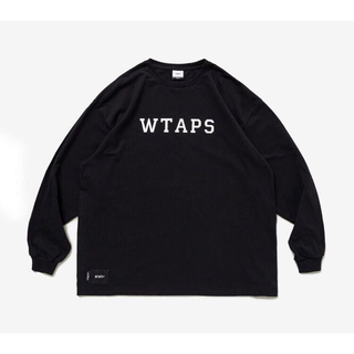 ダブルタップス(W)taps)の新品　Wtaps COLLEGE / LS / COTTON BLACK(Tシャツ/カットソー(七分/長袖))