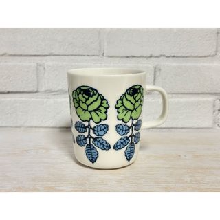 マリメッコ(marimekko)のマリメッコ ヴィヒキルース ライトグリーン マグカップ(グラス/カップ)