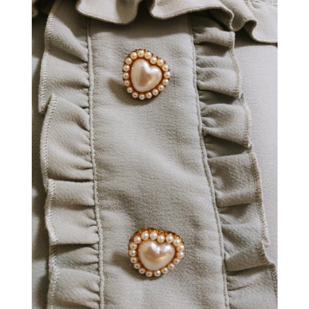 ROJITA(ロジータ)の#ﾊｰﾄ型ボタン。#ロジータ　#ミニスカート レディースのスカート(ミニスカート)の商品写真