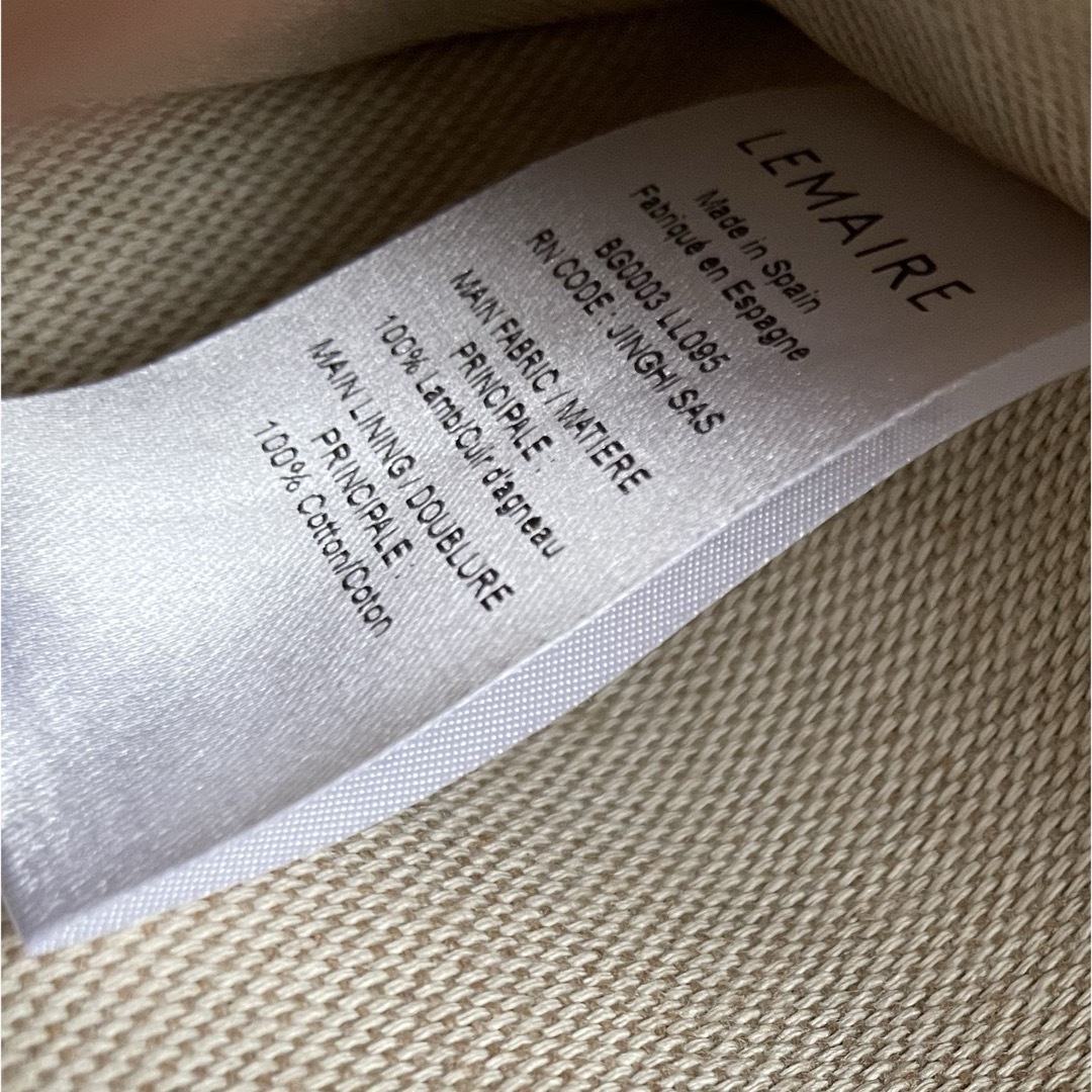 LEMAIRE - lemaire クロワッサンバッグ スモール ブラックの通販 LEMAIRE - lemaire クロワッサンバッグ スモール ブラックの通販
