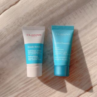 クラランス(CLARINS)のクラランス　イドラクリームスクラブ＆エッセンシャルクリーム　サンプルセット(サンプル/トライアルキット)