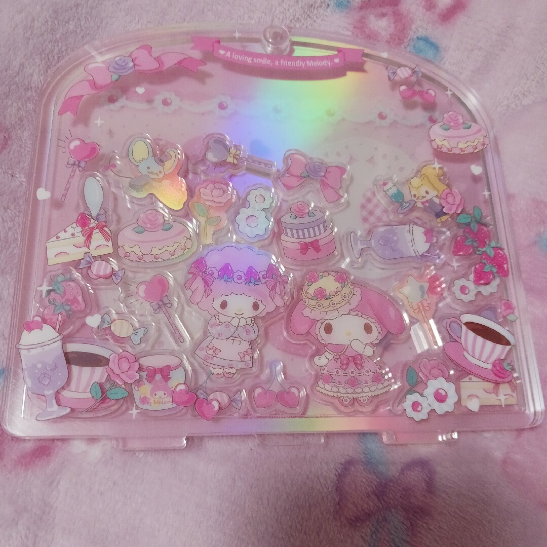 サンリオ(サンリオ)のマイメロディ My Melody アクリルフォトフレーム ピンク アクスタ エンタメ/ホビーのおもちゃ/ぬいぐるみ(キャラクターグッズ)の商品写真