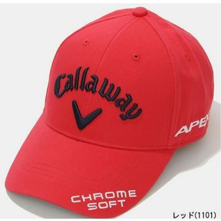 キャロウェイ(Callaway)の【新品】キャロウェイ　Callaway　ゴルフ　キャップ　メンズ　レッド(その他)