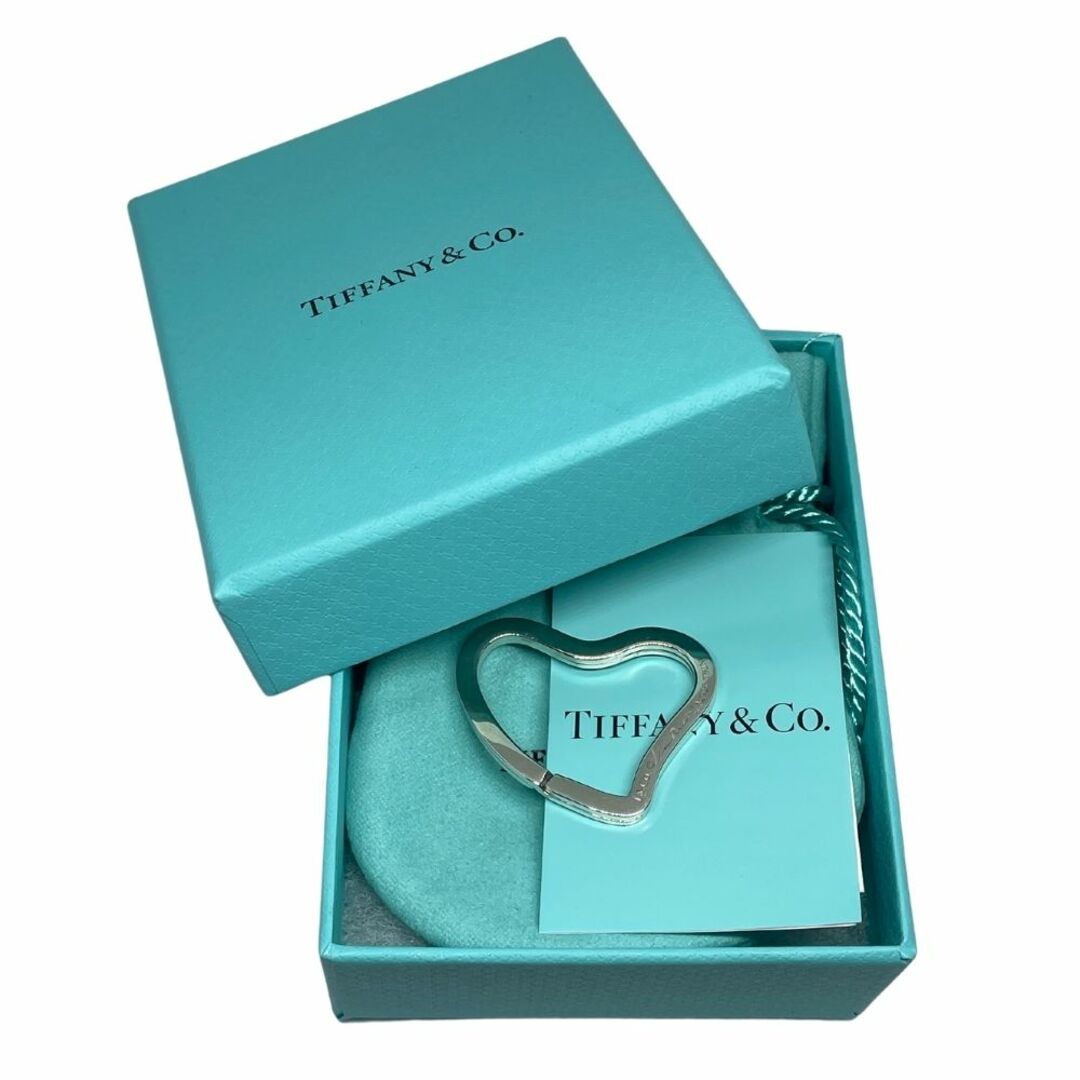 Tiffany & Co.(ティファニー)のTIFFANY&CO. ティファニー エルサペレッティ オープンハート キーリング 正規品 / 33836 メンズのファッション小物(キーケース)の商品写真