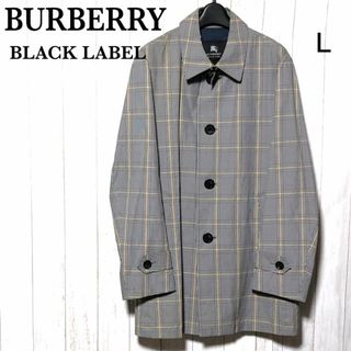 バーバリーブラックレーベル(BURBERRY BLACK LABEL)のバーバリーブラックレーベル チェック ステンカラーコート L BURBERRY(ステンカラーコート)