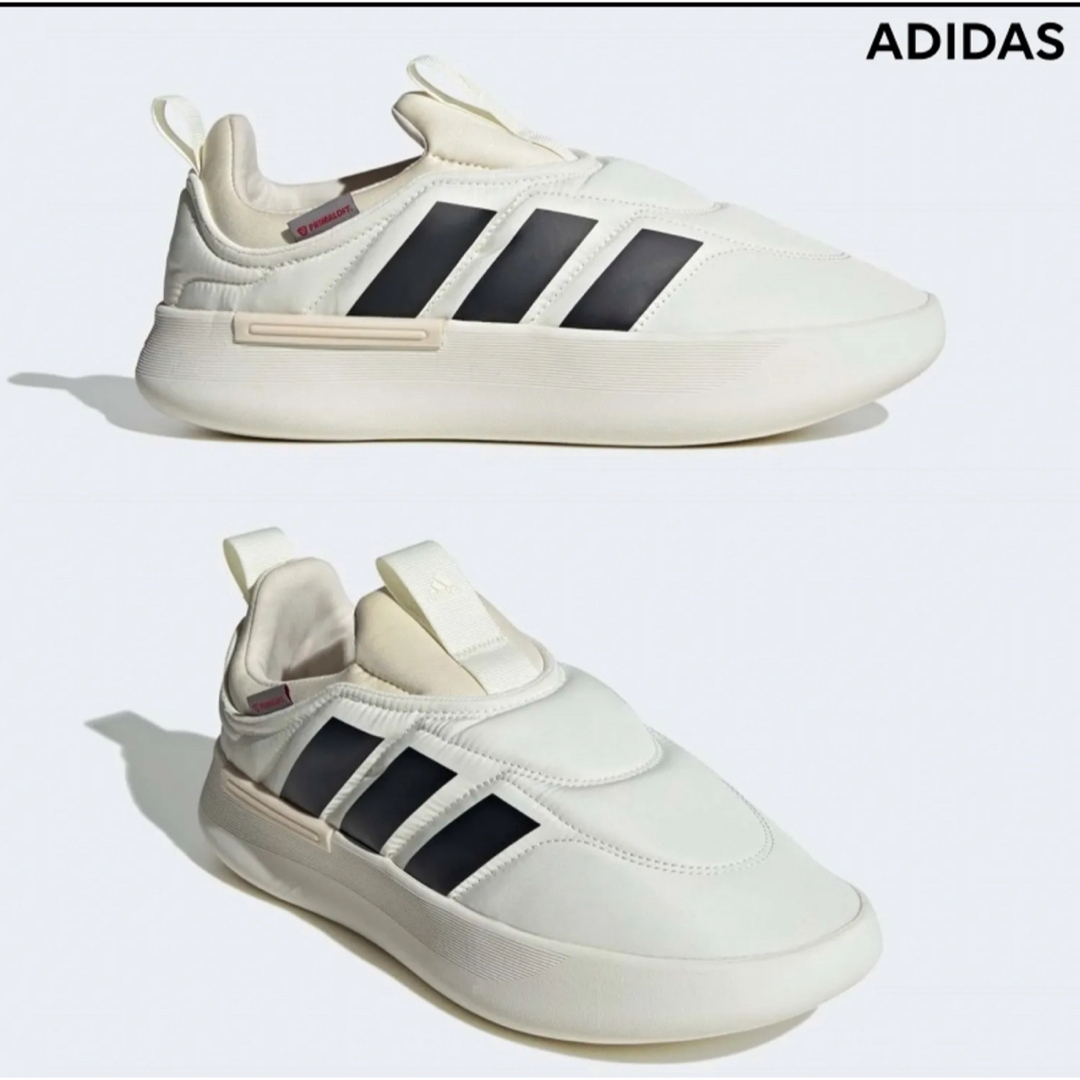 adidas(アディダス)の日本未入荷ADIDASスニーカー アディパフ ADIPUFF ホワイトブラック レディースの靴/シューズ(スニーカー)の商品写真