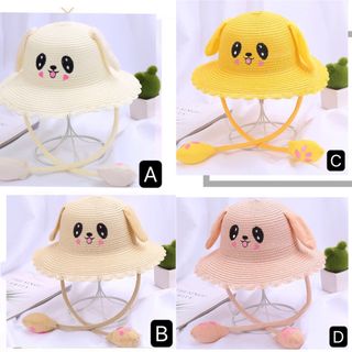 【新品未使用】帽子　キャップ　耳　動く　キッズ　子供　可愛い　 肉球(帽子)