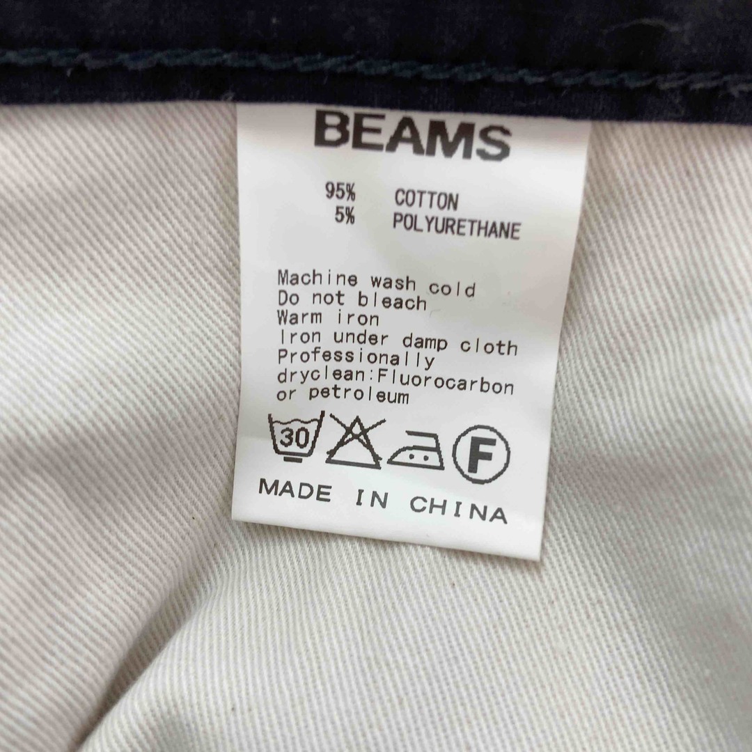 BEAMS(ビームス)のBEAMS ビームス メンズ カジュアルパンツ コットン ブラック メンズのパンツ(その他)の商品写真