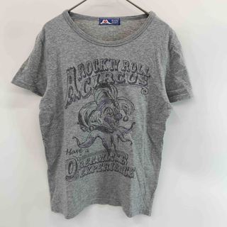 BEAMS HEART ビームスハート レディース Tシャツ（半袖）クルーネック グレー コットン