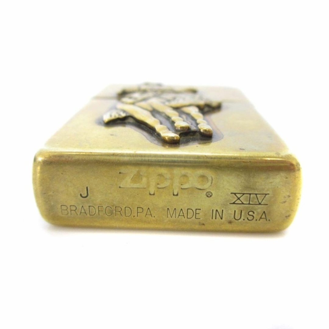 ZIPPO(ジッポー)のジッポー マルボロ カウボーイ オイルライター XIV 98年製 ゴールドカラー エンタメ/ホビーのコレクション(その他)の商品写真