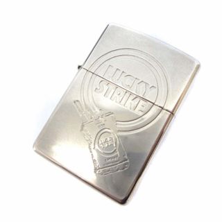 ZIPPO - ジッポー ラッキーストライク オイルライター XIV 98年製 シルバーカラー