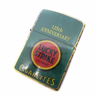 ZIPPO - ジッポー ラッキーストライク オイルライター 97年製 グリーン ゴールド