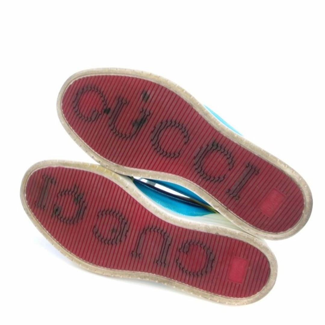 Gucci(グッチ)のグッチ インタークロッキングG スニーカー ローカット 白 青 紫 8 27.0 メンズの靴/シューズ(スニーカー)の商品写真
