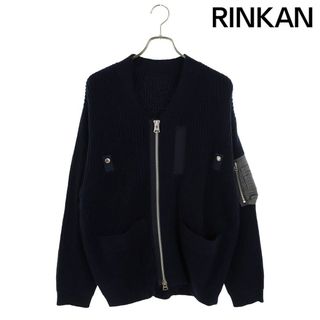 sacai - サカイ  Nylon Twill Mix Knit Cardigan 23-03166M ナイロンツイルミックスニットカーディガンブルゾン メンズ 3