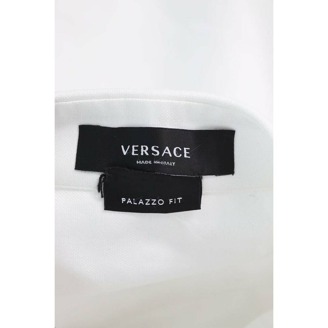 VERSACE(ヴェルサーチ)のヴェルサーチ メデューサ刺繍デザイン長袖シャツ メンズ 38 メンズのトップス(シャツ)の商品写真