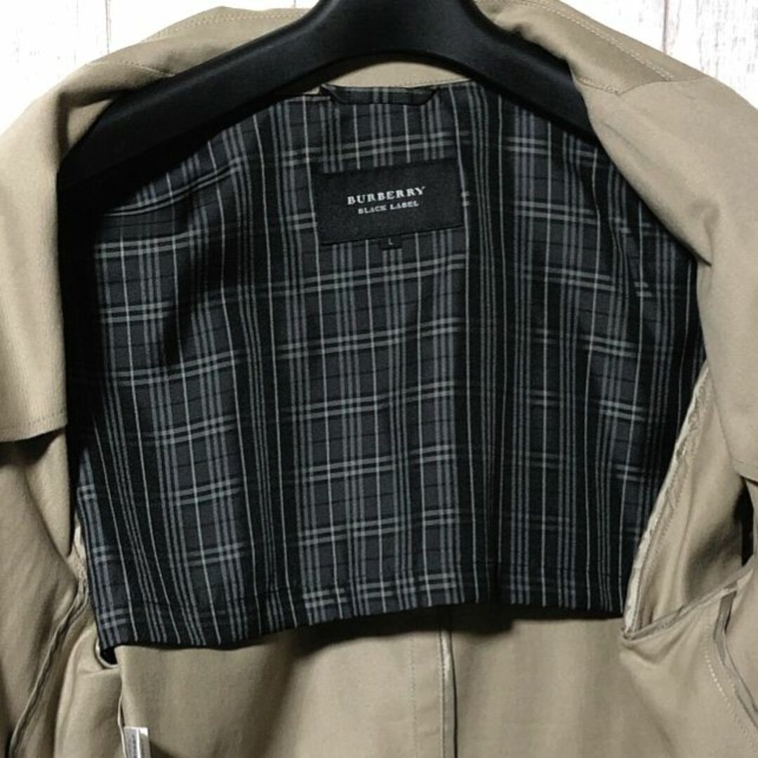 BURBERRY BLACK LABEL(バーバリーブラックレーベル)のバーバリーブラックレーベル ショート トレンチコート L BURBERRY メンズのジャケット/アウター(トレンチコート)の商品写真