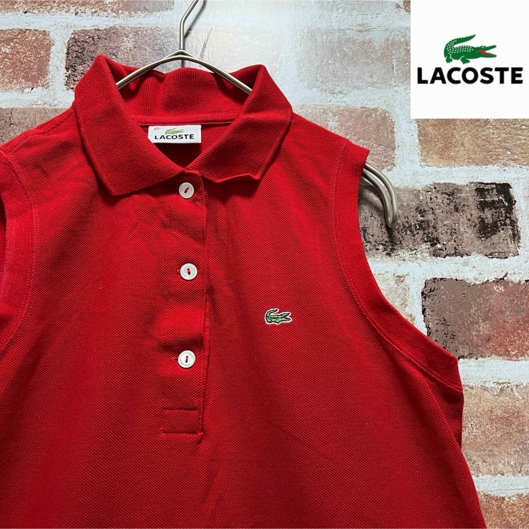 LACOSTE(ラコステ)の超大特価❗️ラコステ　ポロシャツ　ノースリーブ　タンクトップ❗️ レディースのトップス(ポロシャツ)の商品写真