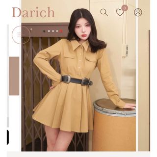 ダーリッチ(Darich)のダブルバックルベルトミニワンピース(ミニワンピース)