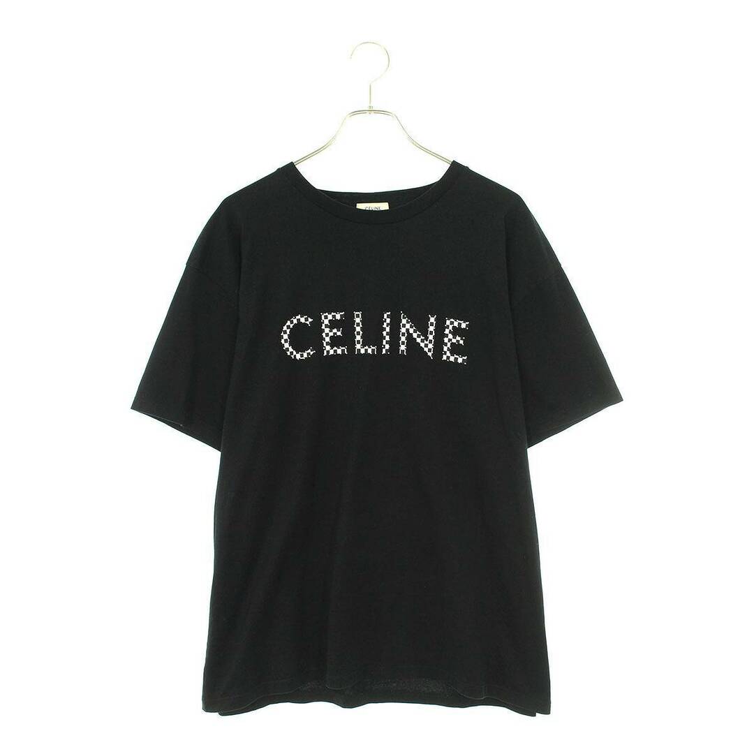 celine(セリーヌ)のセリーヌバイエディスリマン  21AW  2X800501F チェッカーロゴスタッズTシャツ メンズ L メンズのトップス(Tシャツ/カットソー(半袖/袖なし))の商品写真