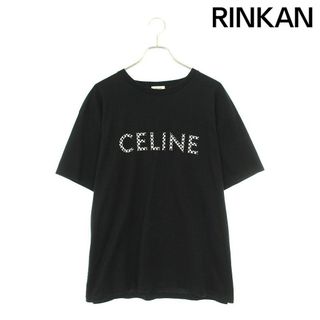 セリーヌ(celine)のセリーヌバイエディスリマン  21AW  2X800501F チェッカーロゴスタッズTシャツ メンズ L(Tシャツ/カットソー(半袖/袖なし))