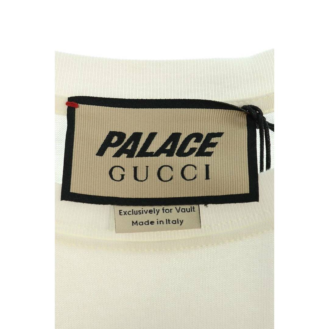 Gucci(グッチ)のグッチ ×パレス Palace  23SS  548334 XJE1C ダブルネームロゴプリントTシャツ メンズ L メンズのトップス(Tシャツ/カットソー(半袖/袖なし))の商品写真