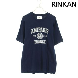 アミ(ami)のアミアレクサンドルマテュッシ  HTS008.726 ロゴ刺繍Tシャツ メンズ XL(Tシャツ/カットソー(半袖/袖なし))