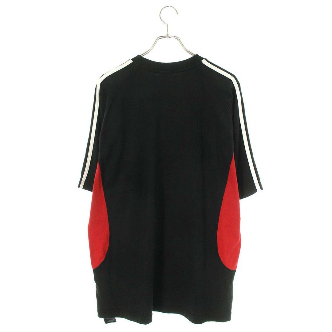 Balenciaga(バレンシアガ)のバレンシアガ ×アディダス adidas  23SS  712401 TNVA6 ロゴ刺繍スリーラインTシャツ メンズ M メンズのトップス(Tシャツ/カットソー(半袖/袖なし))の商品写真