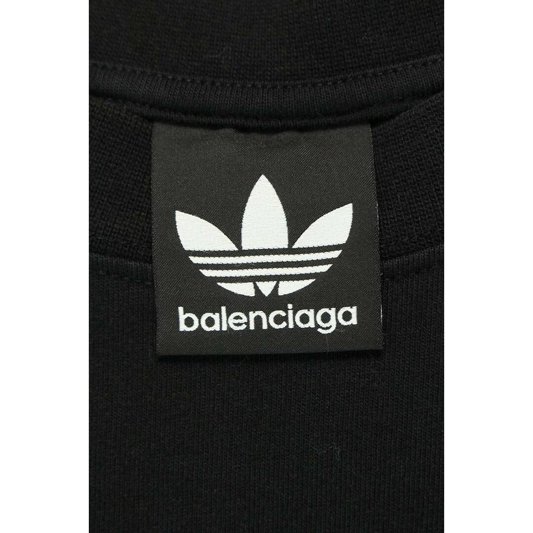 Balenciaga(バレンシアガ)のバレンシアガ ×アディダス adidas  23SS  712401 TNVA6 ロゴ刺繍スリーラインTシャツ メンズ M メンズのトップス(Tシャツ/カットソー(半袖/袖なし))の商品写真
