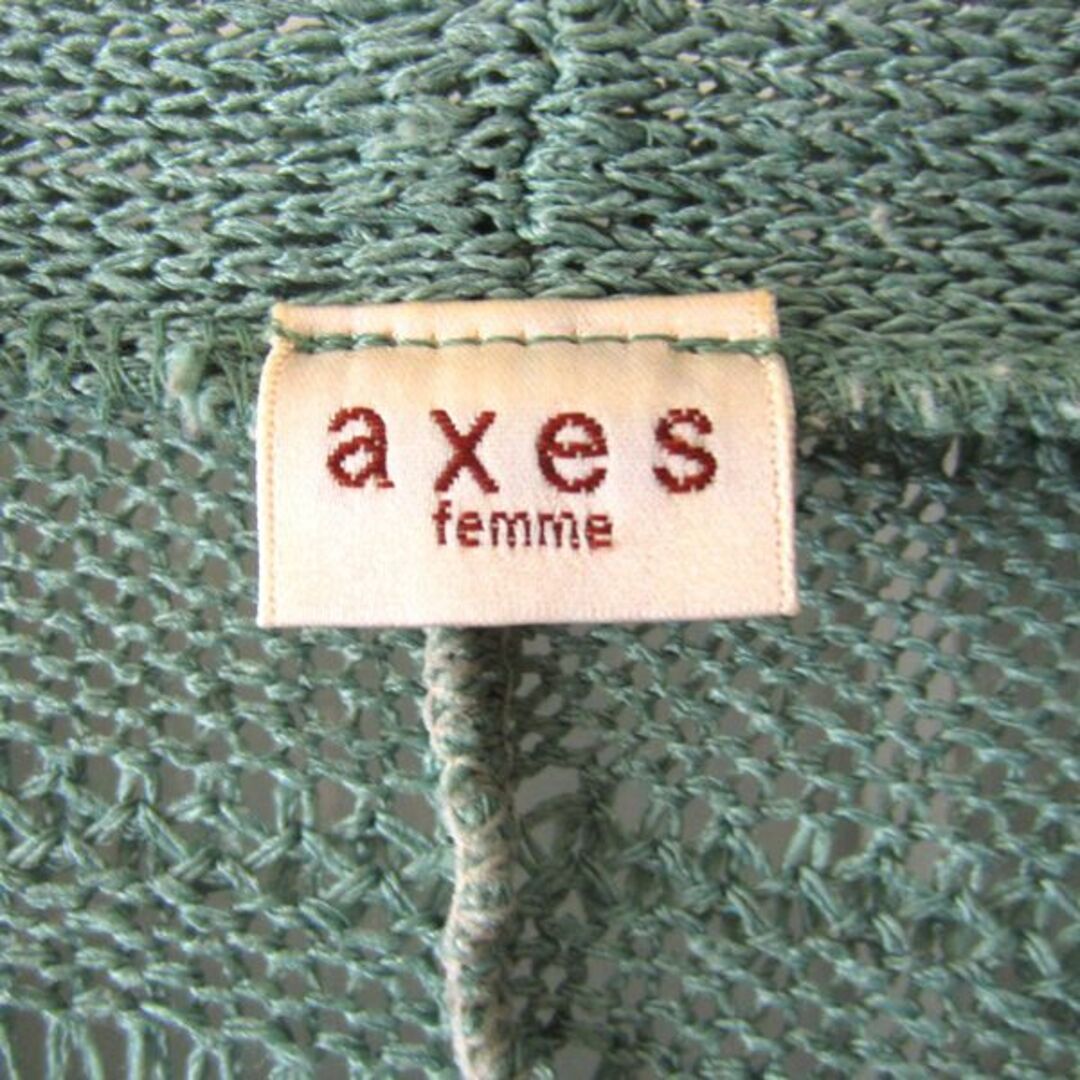 axes femme(アクシーズファム)の美品　axis femme／アクシーズファム★　スパンコールのついたニットボレロ レディースのトップス(ボレロ)の商品写真