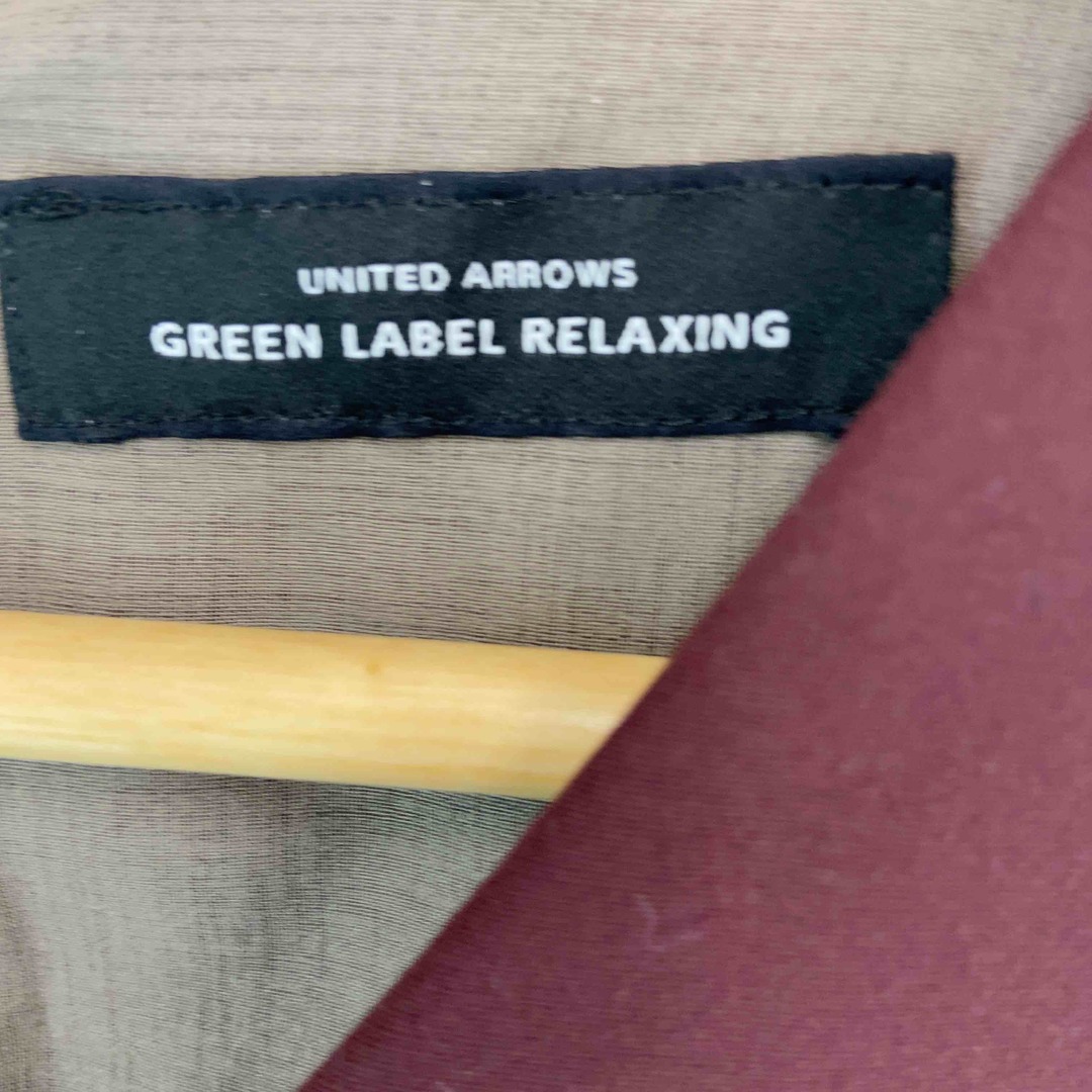 UNITED ARROWS green label relaxing(ユナイテッドアローズグリーンレーベルリラクシング)のUNITED ARROWS green label relaxing ユナイテッドアローズグリーンレーベルリラクシング レディース ノースリーブワンピース ベルト付き ボルドー ワインレッド レディースのワンピース(ひざ丈ワンピース)の商品写真