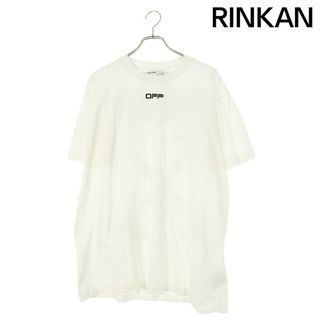 オフホワイト(OFF-WHITE)のオフホワイト  OMAA038S20185003 エアポートテーププリントTシャツ メンズ S(Tシャツ/カットソー(半袖/袖なし))