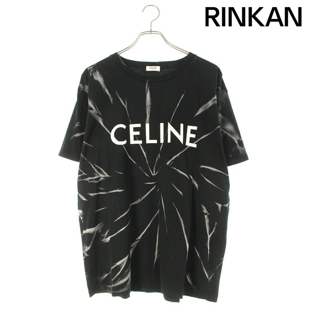 celine(セリーヌ)のセリーヌバイエディスリマン  21AW  2X820643O タイダイロゴプリントルーズフィットTシャツ メンズ M メンズのトップス(Tシャツ/カットソー(半袖/袖なし))の商品写真