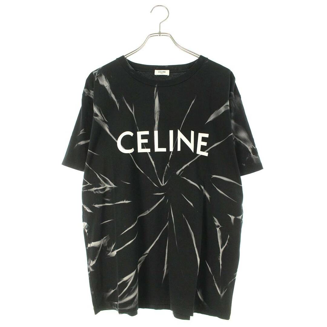 celine(セリーヌ)のセリーヌバイエディスリマン  21AW  2X820643O タイダイロゴプリントルーズフィットTシャツ メンズ M メンズのトップス(Tシャツ/カットソー(半袖/袖なし))の商品写真