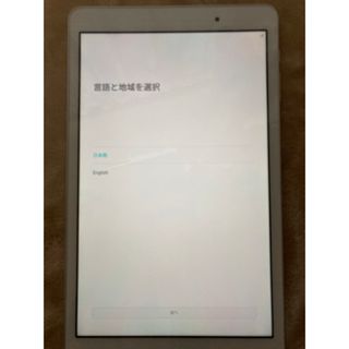 エーユー(au)のHuawei Qua tab 02 HWT31 SWAパウダーホワイト(タブレット)