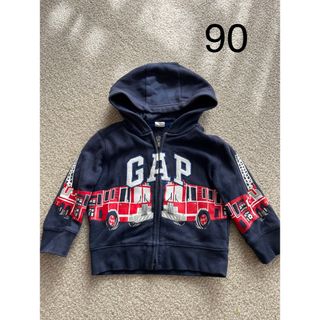 ベビーギャップ(babyGAP)のbabyGAP♡ベビーギャップ　消防車　パーカー　90サイズ(ジャケット/上着)