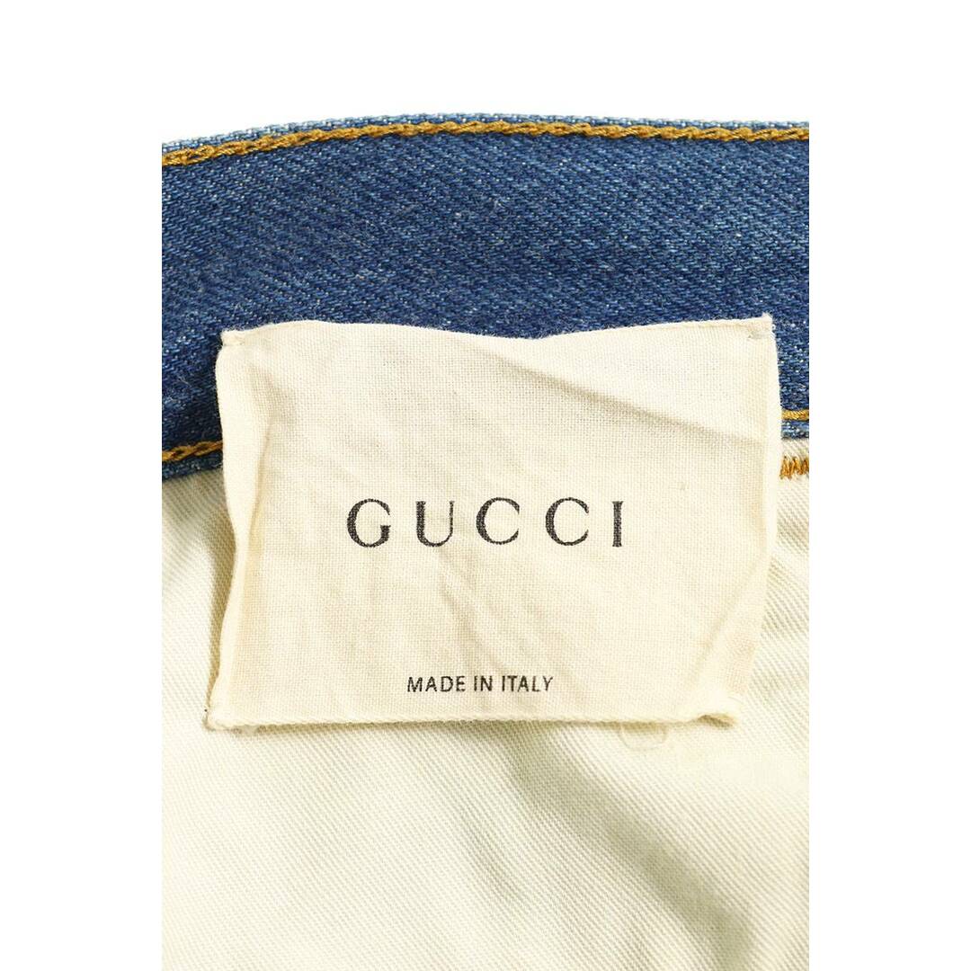 Gucci(グッチ)のグッチ  17SS  452428 XR364 スタッズブリーチ加工デニムパンツ メンズ 33インチ メンズのパンツ(デニム/ジーンズ)の商品写真